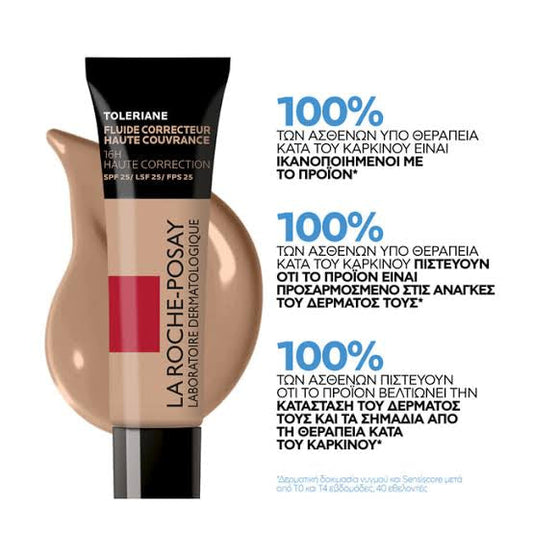 La Roche-Posay TOLERIANE Corrective #10 Fluid Foundation SPF25 Liquid Make Up, 30ml